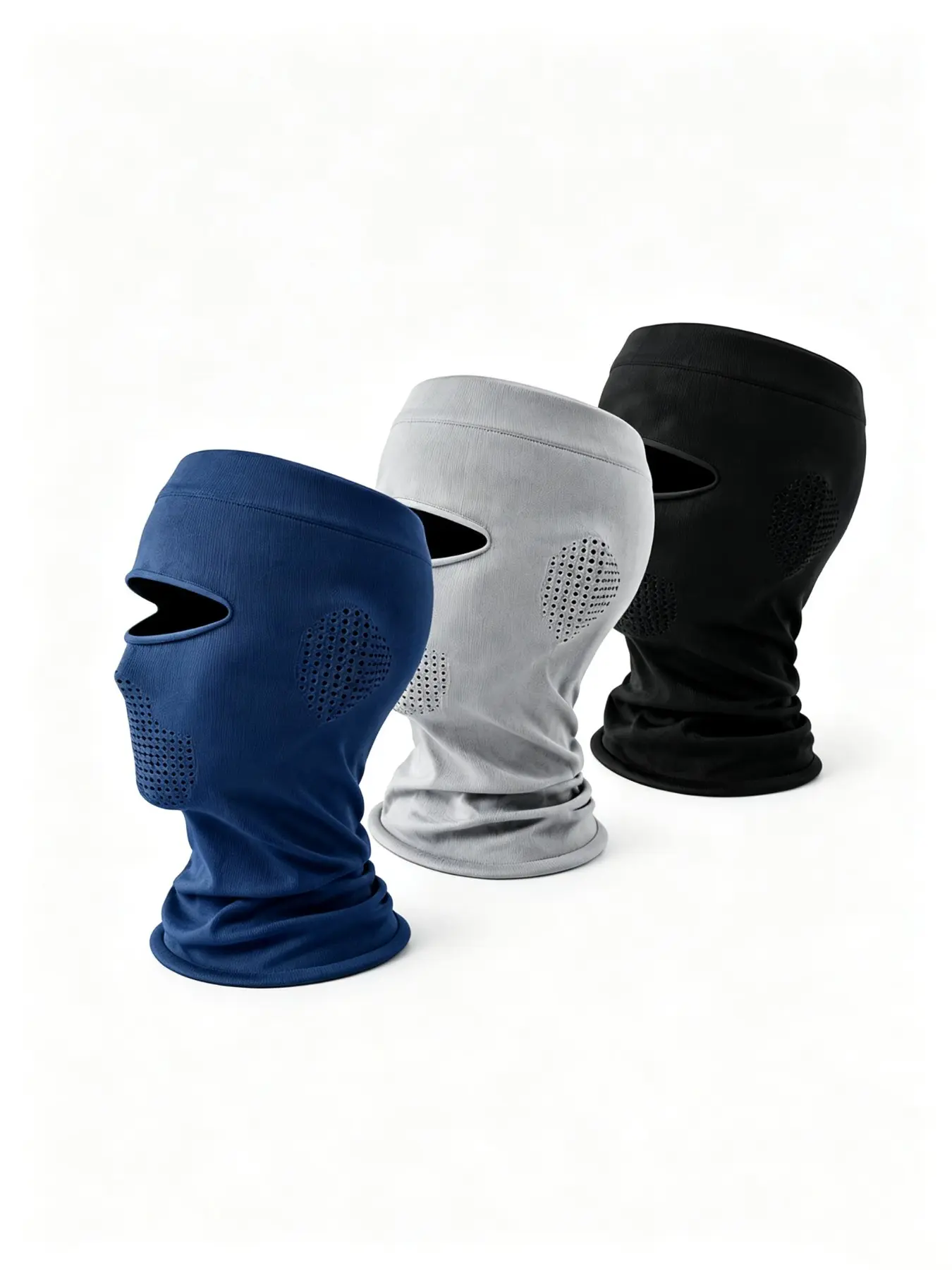 Summer Fall Winter Cycling Face Mask, Outdoor Sports Mask, Warm High Elasticity Headband, Unisex Motorcycle Hiking Windproof Sports Gear, 3-Piece Set