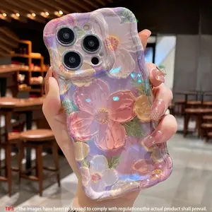 Oil Painting Printed iPhone Smartphone Case Colorful Retro Smooth TPU Protective Cute Phone Case Cover Protection (For Girls) Iphone 11 12 13 14 15 16 17 Pro Max 15 PIus Non-3D Cellphone Accessories