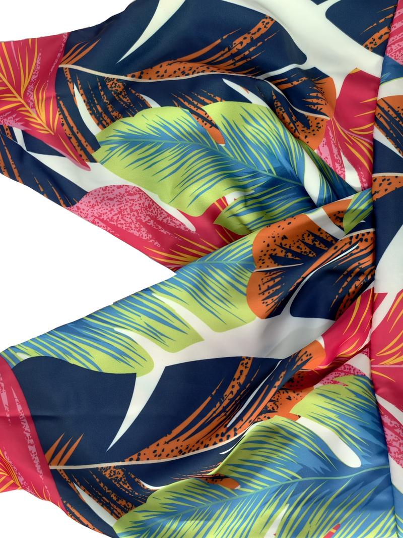 Women's All Over Print Halter Dress, Casual Boho Bohemian Sleeveless Backless Long Dress for Summer, Women's Clothing for Beach Holiday