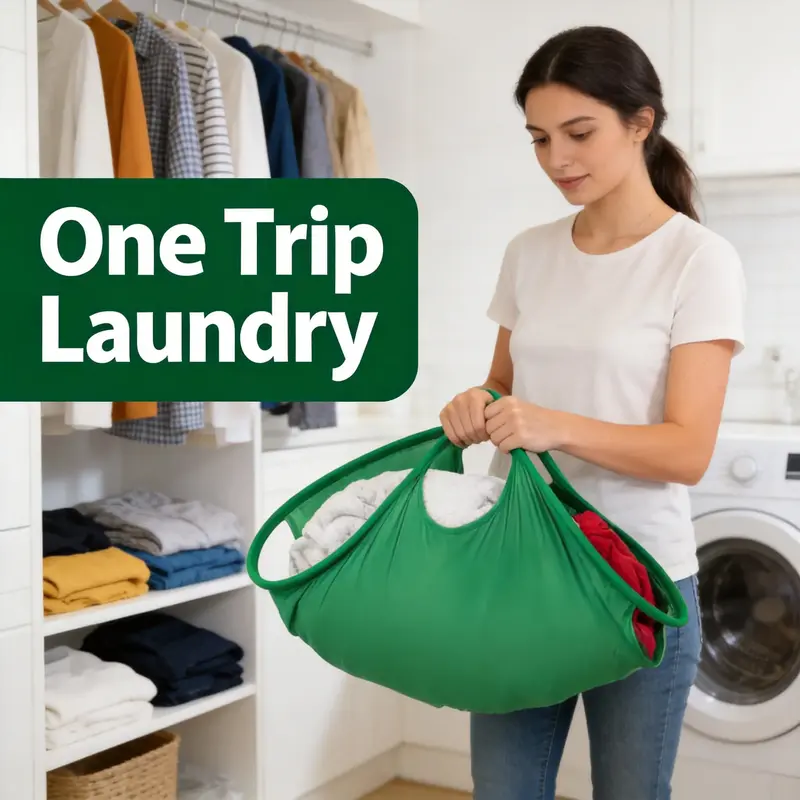 Foldable Laundry Basket, Revolutionary Folding Design, Innovative Dirty Clothes Holder, Suitable for Washing Machine and Dryer, Portable Cloth Grabber, Collapsible Laundry Hamper