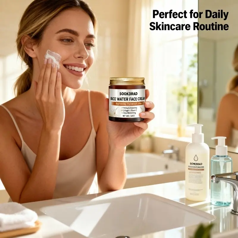 Collagen Vitamin E Face Cream, Smooths Skin Tone, Gentle Formula, Unisex, 80g, Daily Care, Soft Texture, Simple Routine