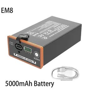 MYIYAE 1-Pack 5000mAh Replacement Battery MMA-EM8 for Moultrie Edge Series Cellular Trail Camera, Fits Pro, 2, 2 Pro Models
