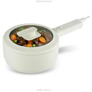 Electric Hot Pot 1.5qt Nonstick Mini Cooker with LidXXAllDayGoods7DD16MunchMingle