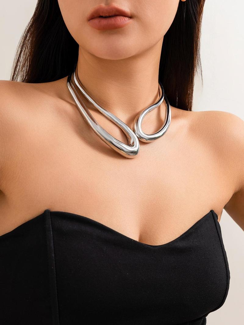 Women's Punk Style Chunky, Fashion Striking Jewelry for Party, Daily Clothing Decor, Trendy All-match & for Birthday Gift, Modern Versatile Accessories