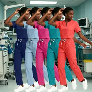 Surgical scrub suits, hand-washing gowns for medical staff, elastic fit, loose-fitting surgical gowns for surgical procedures