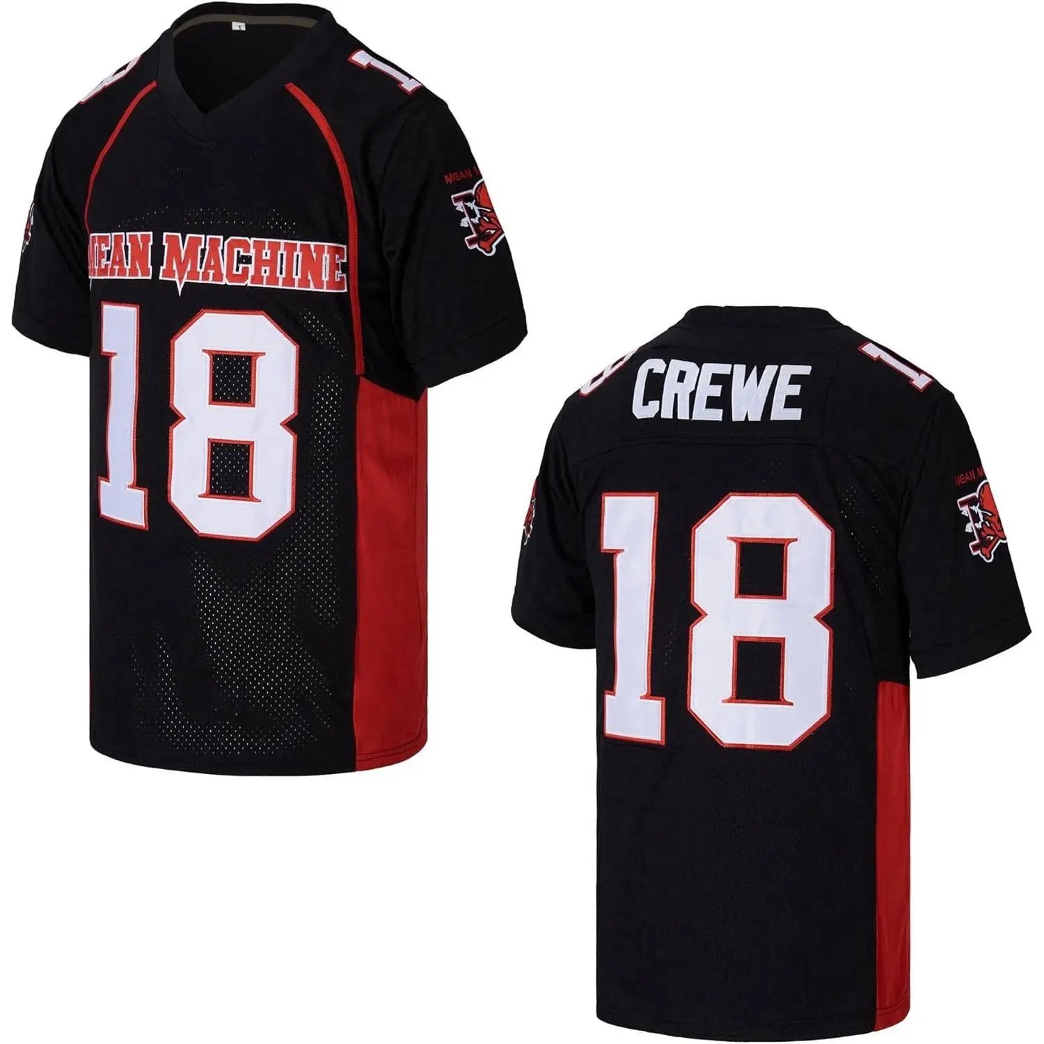 Kekambas Men's#18 Paul Crewe Mean Machine The Longest Yard Movie American Football Jersey Stitched