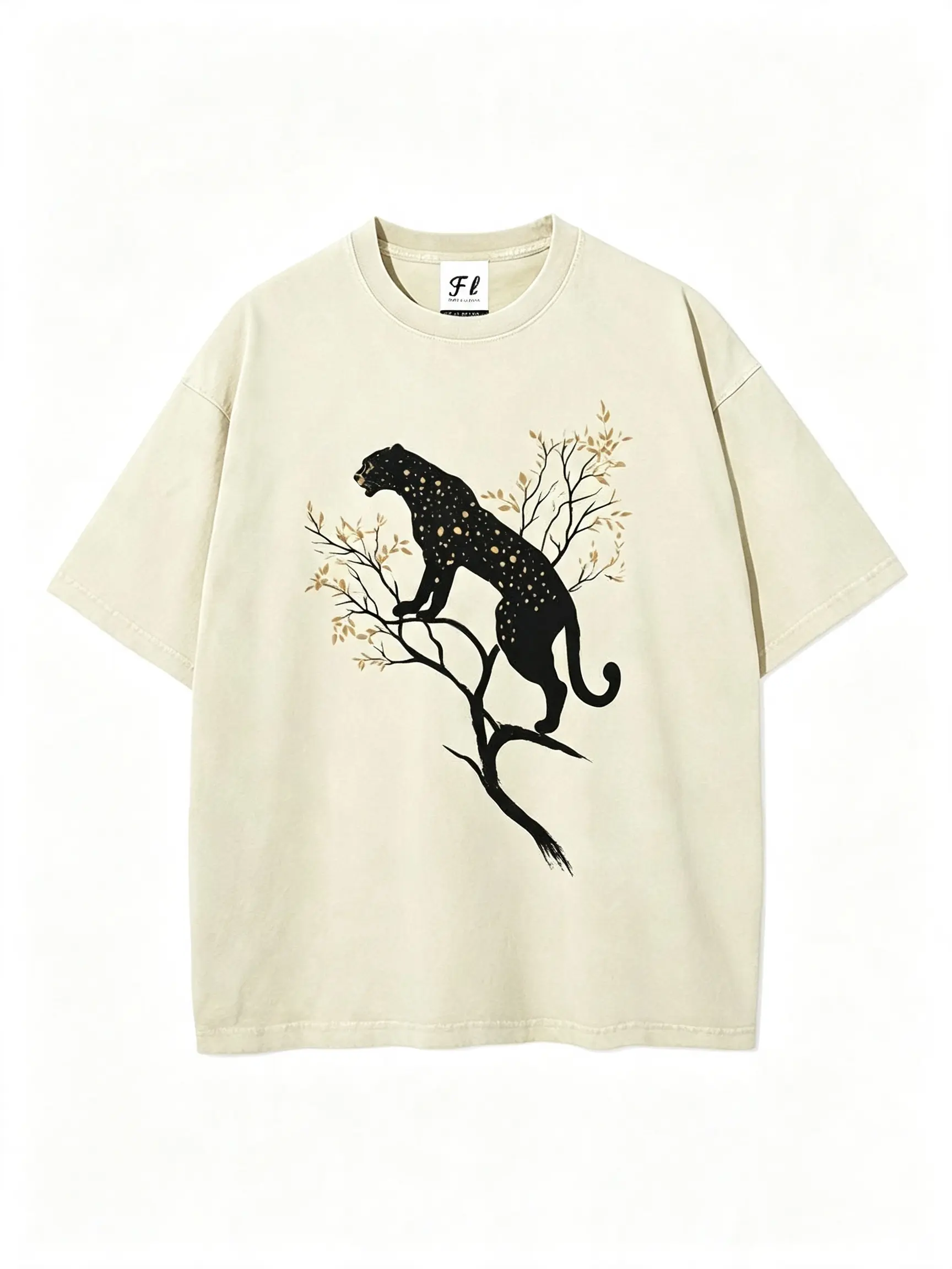 Black Panther Shirt Leopard Graphic Tee Comfort Colors Men Women T shirt Vintage Wildlife Wild Animal Mystic Jaguar T-Shirt Jungle Cat Shirt Casual Cotton Top Womenswear