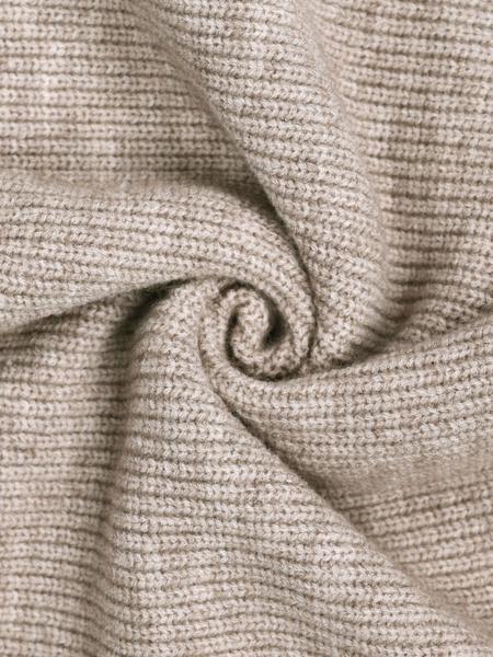 Women's Raglan-Sleeve Split Sweater & Elastic-Waisted Pants Set, Basic Round-Neck Top & Pants Set, Autumn & Winter Clothing for Daily Wear