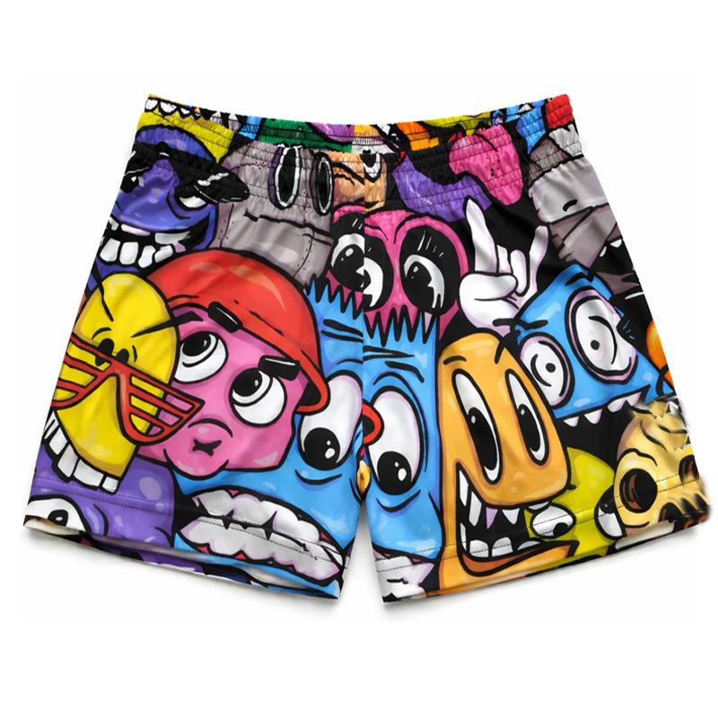 GGFL Men's Boxer Briefs S-XXXL Soft Polyester Underwear, Quick-Dry Breathable Elastic Waistband Lightweight Boxer Shorts for Men