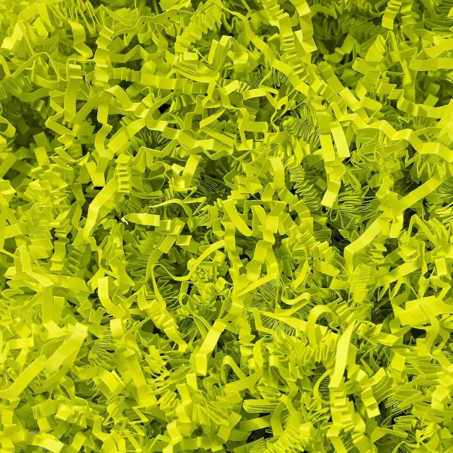 1/2 LB Crinkle Paper Filler 8 oz Light Green Shredded Paper | Crinkle Cut Paper Shred Filler for  Box Basket Bag - Grass Cushion Stuffing for Easter, Mother's day, Holiday