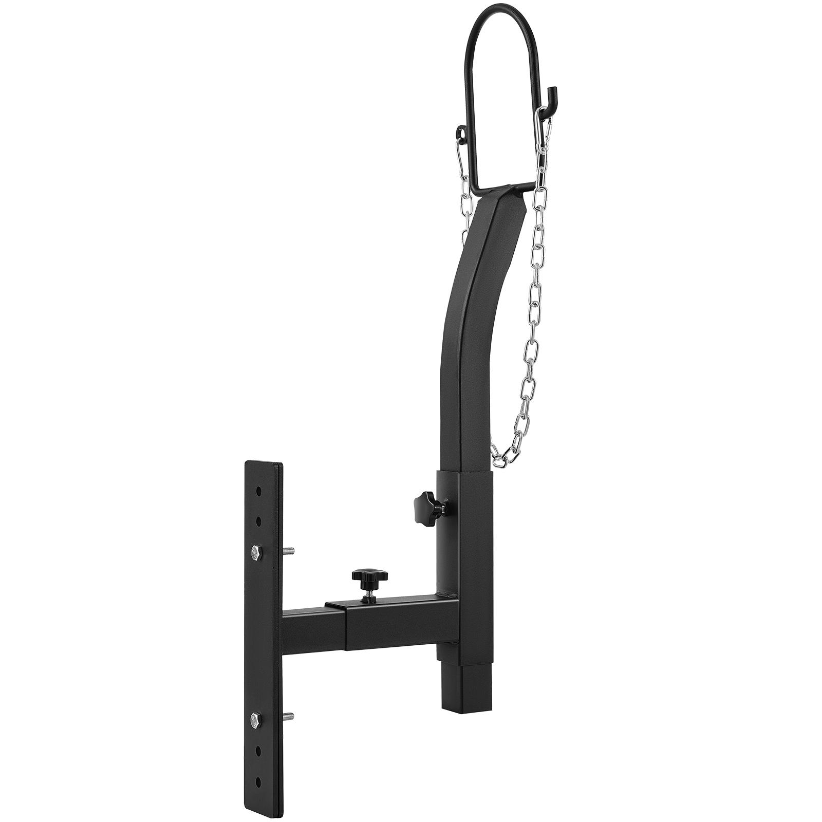 Livestock Trimming Stand, Goat & Sheep Stand 9.37-12.8 inch Adjustable Height 0-5.4 inch Width, Metal Goat Milking and Shearing Stand Attachment Nose Loop Headpiece, Black
