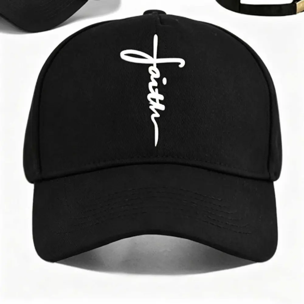Unisex Cross-Printed Baseball Cap - Breathable Sun Protection Duckbill Hat for Spring Summer Outdoor Travel & Casual Sports