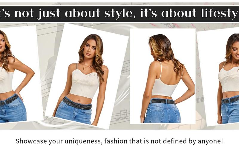 Black Belts for Women Men Studded Belt Y2K Emo Gothic Grunge 80S PU Leather Accessories for Jeans