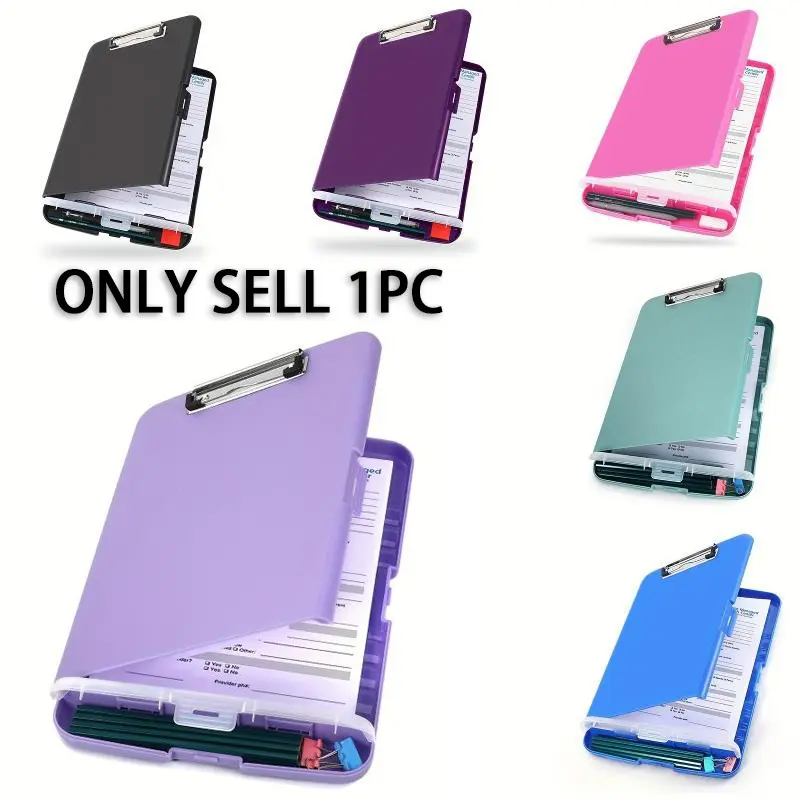 2025 File Organizer Files Organizer Paper Organizers Expanding File Writing Pad with Clip Plastic Desktop Board Office Supplies for Document Storage Exam Papers and Notes All Year Round