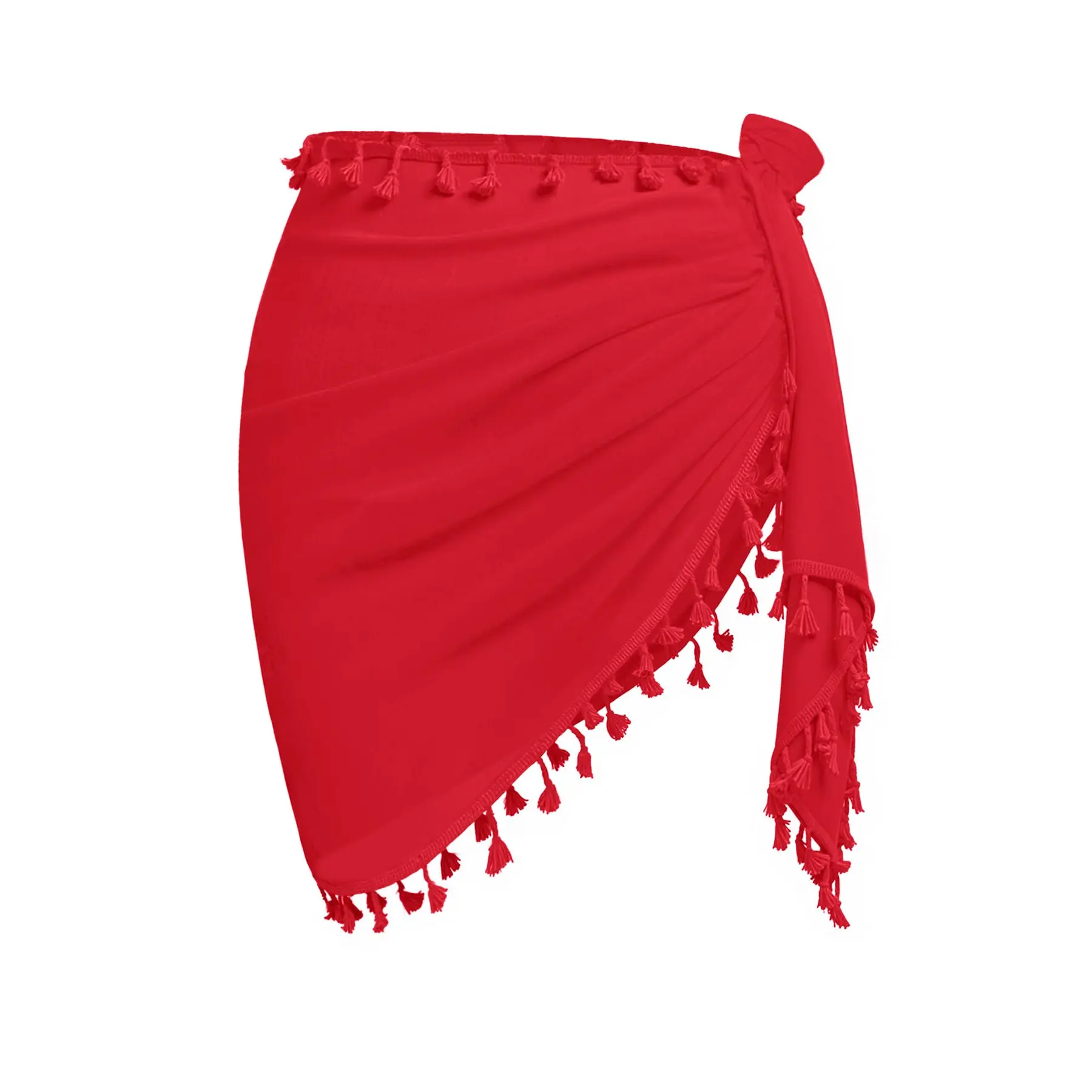 Holipick Sarong Coverups for Women Bathing Suit Wraps Swimsuit Cover Up Skirt Beach Sarongs Swim Wrap Skirt Cover Up Tassels