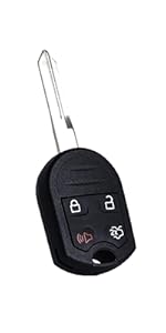 Key Fob Replacement Fits for Ford Explorer 2001-2015 Mustang Expedition Edge Focus Taurus Escape Flex Focus Fusion Lincoln Navigator Sable CWTWB1U793 Keyless Entry Remote Control OUC6000022
