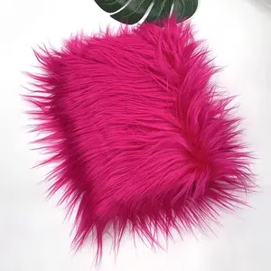 25x45cm 8cm Pile  Faux Fur Fabric For Patchwork Sewing Material Doll Toy Beard Hair Diy Handmade Home Decoration Cosplay Fabric