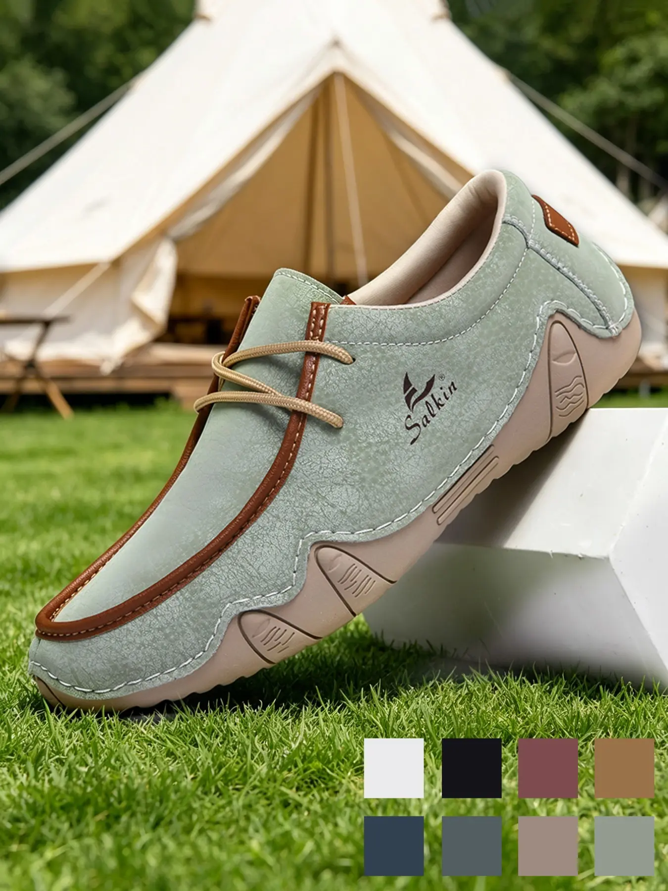 Men's Fashionable Loafers For Men Shoes For Men Breathable Slip-On Flat Shoes Vegan Leather Lightweight Casual Shoes Vintage Comfortable Dress Shoes Wide Width Non-Slip Driver Loafers Driving Moccasins Walking Shoes Men's Plus Size Shoes Size 12 13 14 15