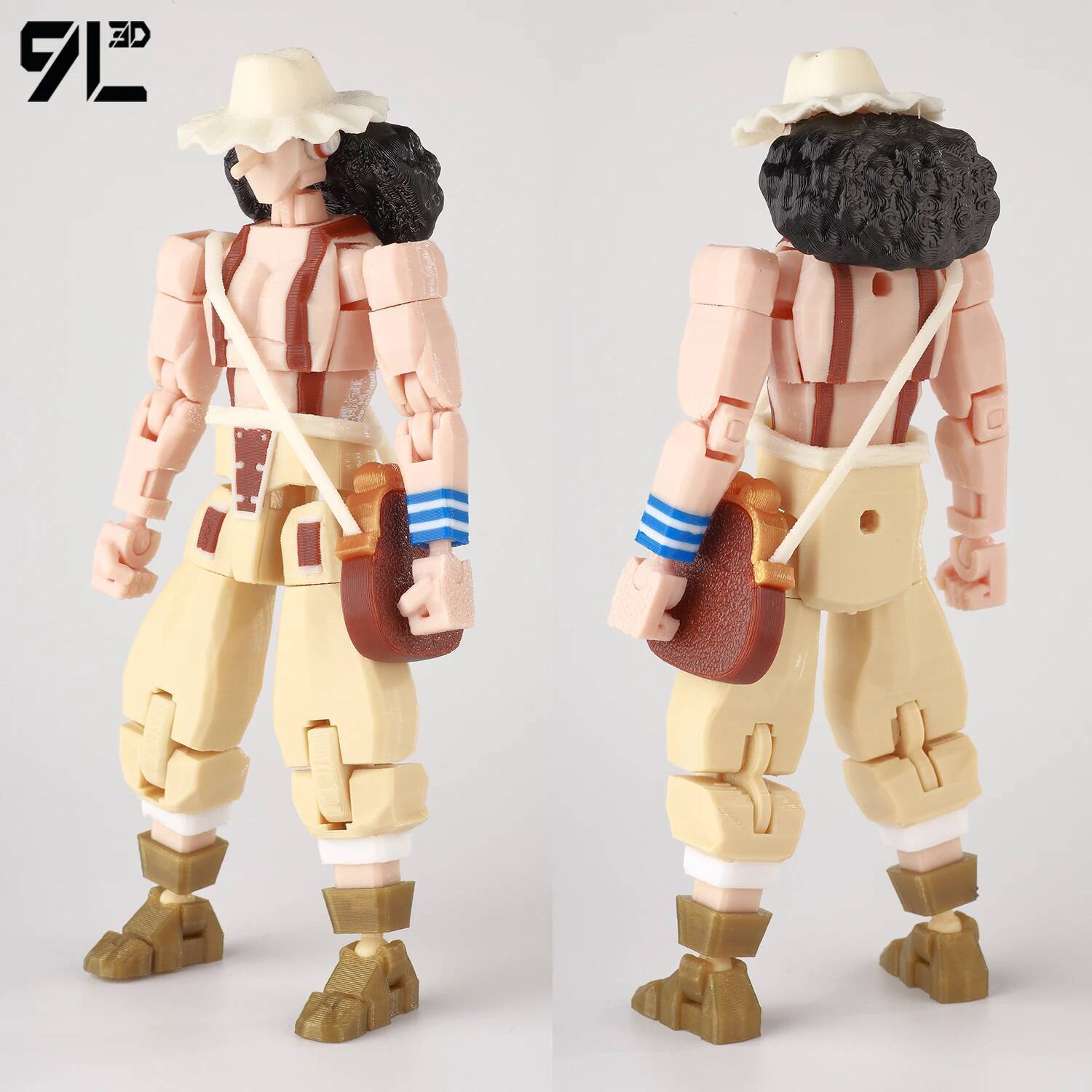 9L3D Dummy13 Lucky13 Titan13 OnePiece Usopp Is The Sniper Straw Hat Pirates A Brave Warrior Of Sea Figure Anime Car Ornament Toy