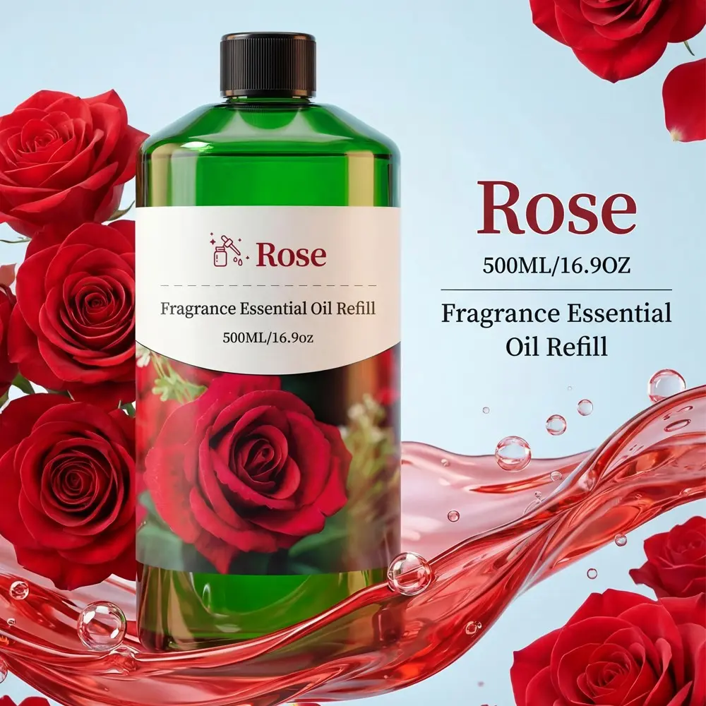 500ML Large Capacity Essential Oil, Hotel Style Fragrance, Multiple Scents Available, Suitable for Diffusers, Home Use, Gift Ideas