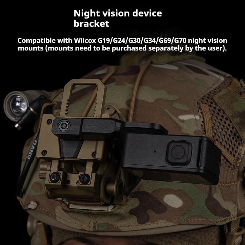 Helmet Base Adapter Holder ABS For FAST/MICH/NVG Helmet GOpro Action Camera Mount Fixed Install Airsoft Helmet Accessories