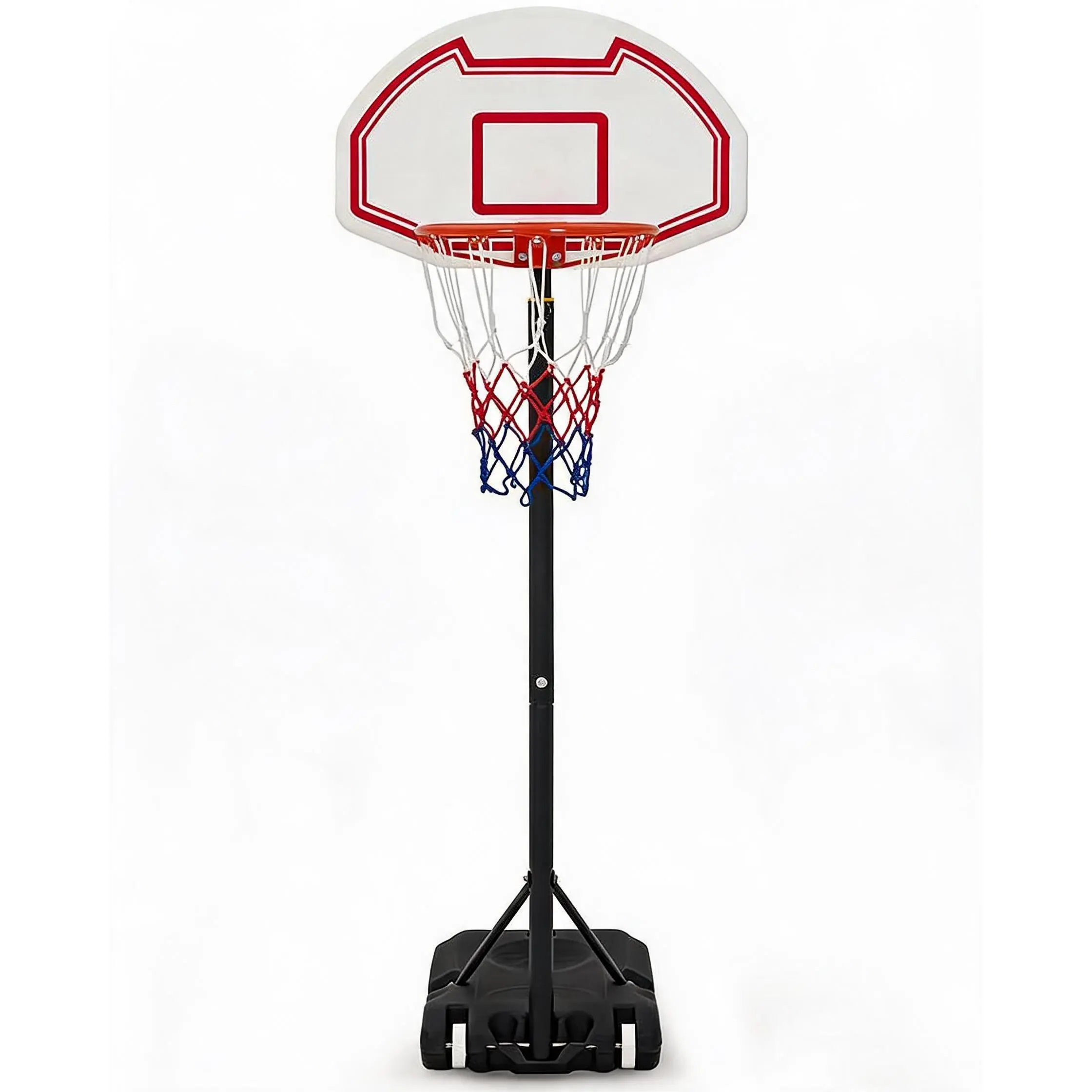 Portable Basketball Hoop with Adjustable Height & Shatterproof Backboard – 29/30/44/48" Backboard, Wheels for Kids, Youth & Adults, Backyard/Court/Driveway