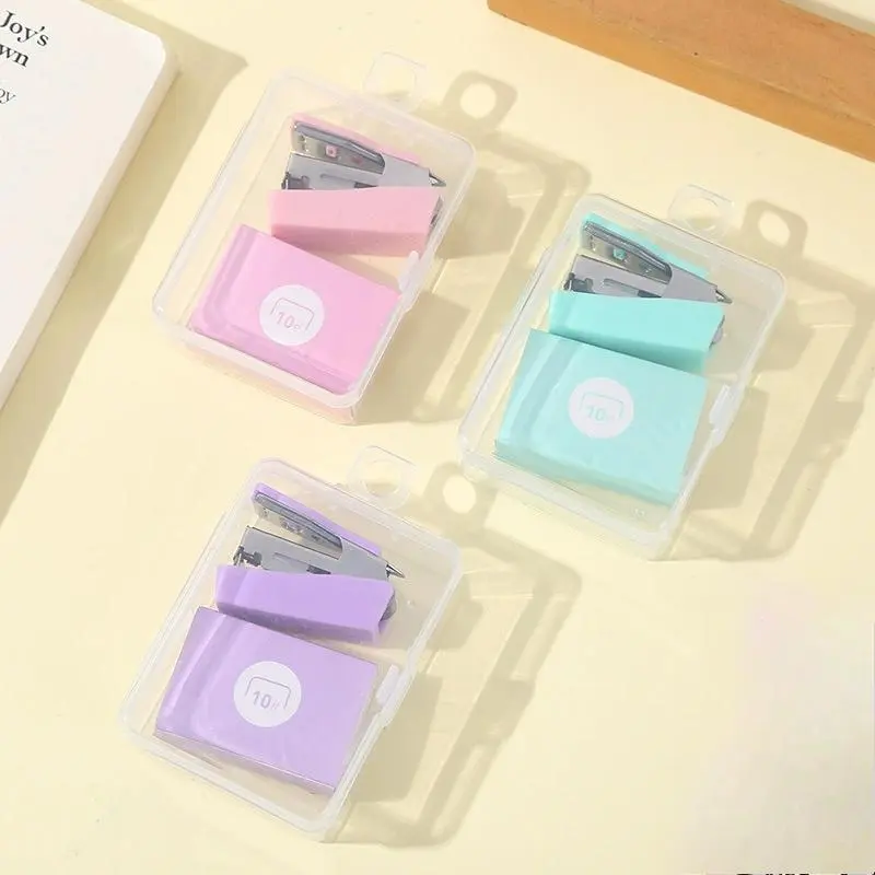 1 set of mini stapler mini school supplies kit mini office supplies kit including mini stapler, staples