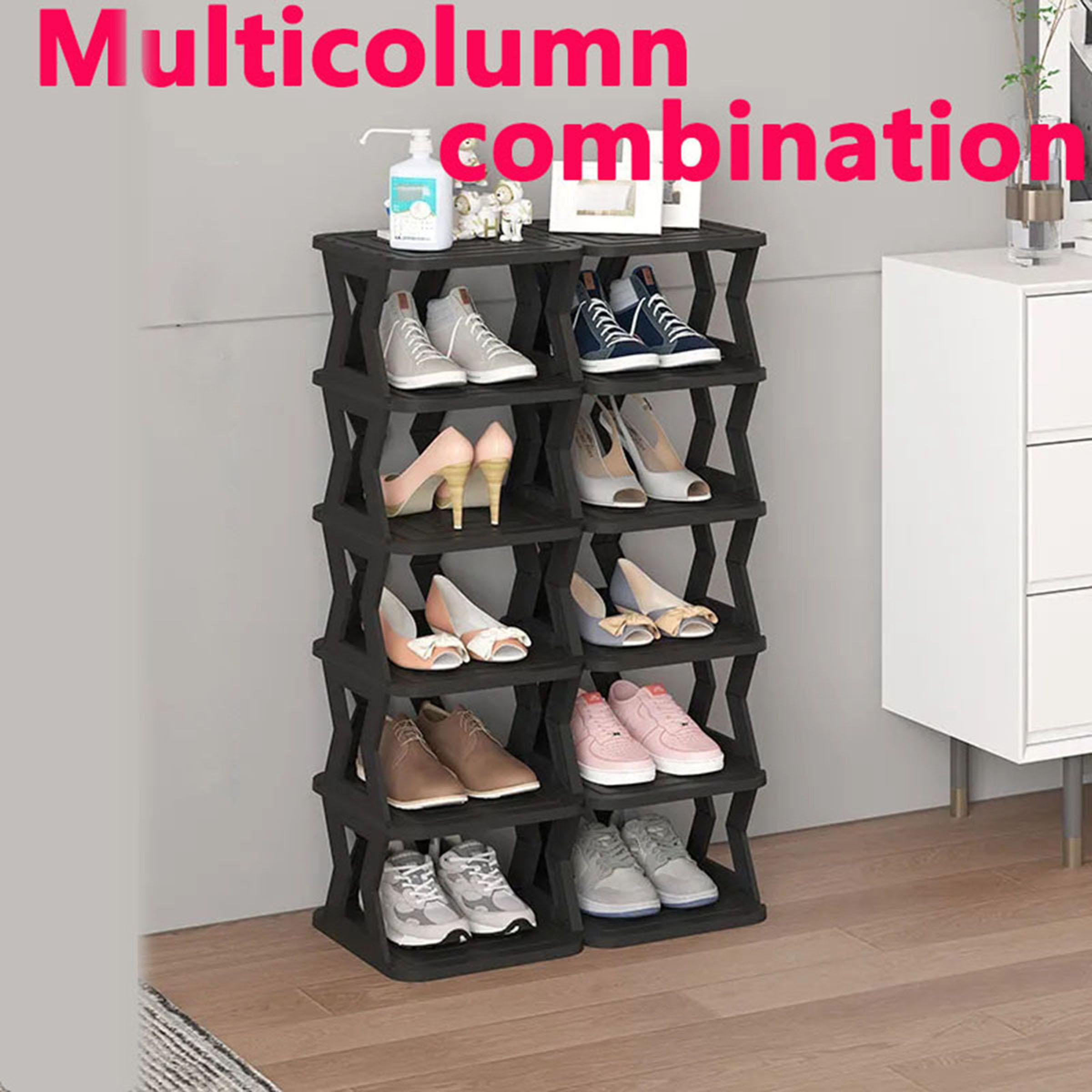 Multi-Layer Vertical Removable Shoe Rack, Modern Shoe Organizer Shelf for Easy Installation, Ideal Shoe Storage Rack for Home and Dormitory