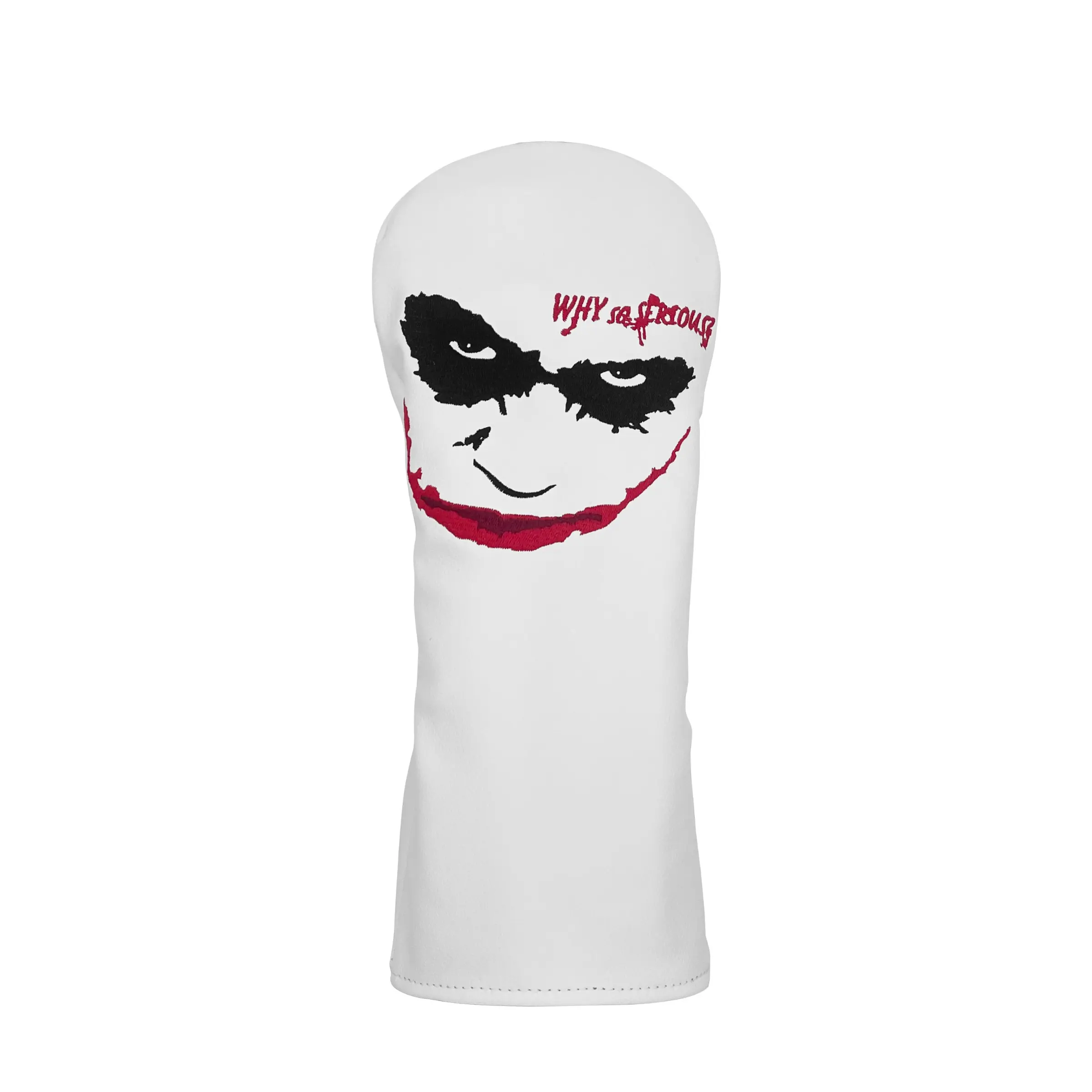 Classic Clown Graffiti Golf Club Head Cover, Thickened Padding, Standard Universal Size, PU Texture, Soft Lining, Golf Protection Case, Gift Idea