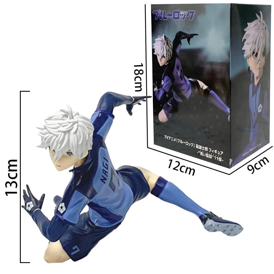 13CM Anime Figure BLUE LOCK Nagi Seishiro Rin Itoshi Action Figures Collection Model Figurine Doll Ornament Children Toy Gift