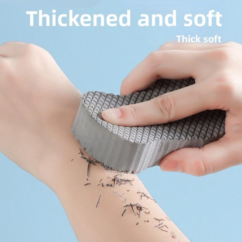 Magical exfoliating bath sponge, 3D ultra-soft exfoliating bath sponge, gentle on the skin and reusable, an alternative to exfoliating gloves, Exfoliating shower scrubber