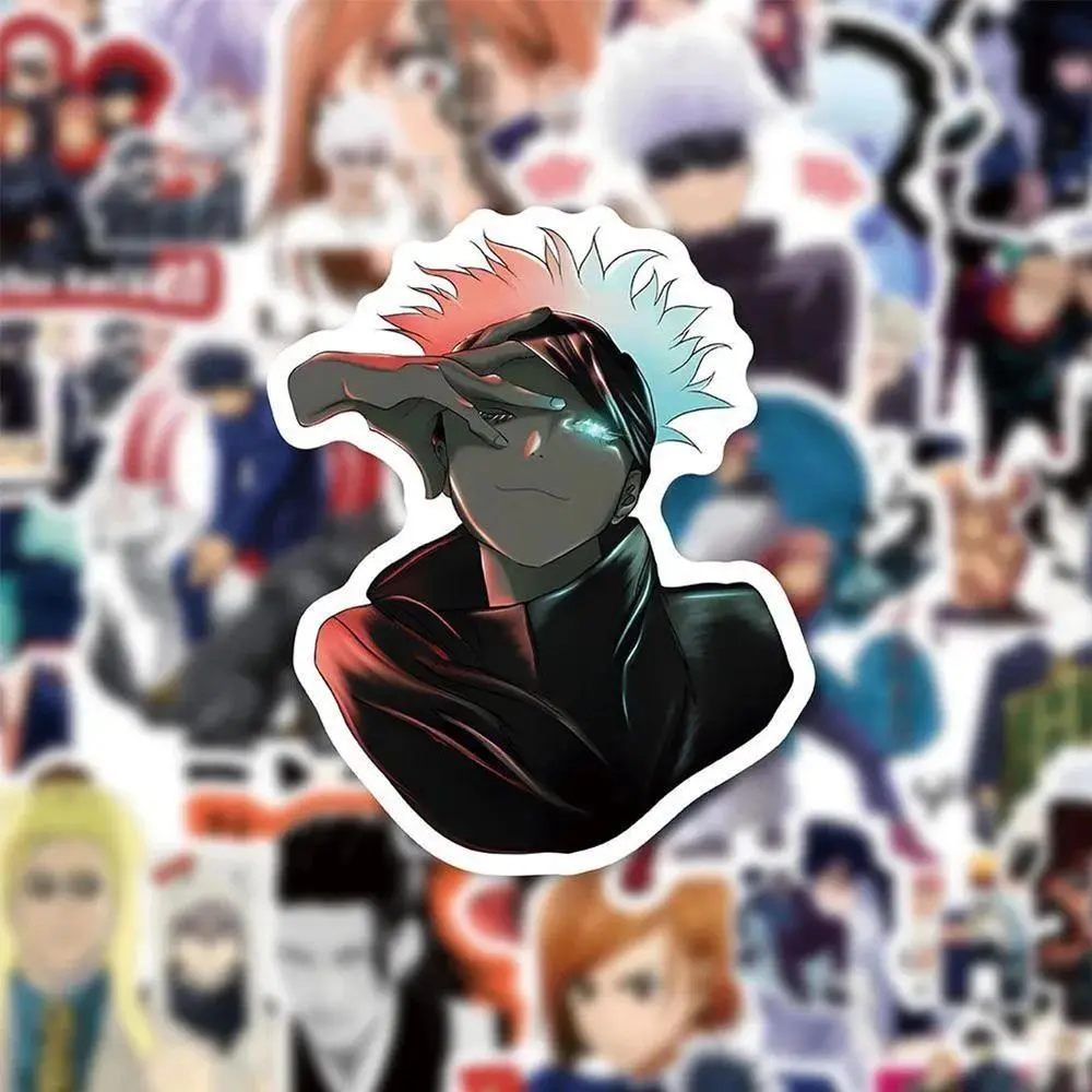 10/30/50pcs Classic Jujutsu Kaisen Anime Cartoon Stickers Cool Graffiti Decals Waterproof DIY Phone Luggage Guitar Sticker Decor