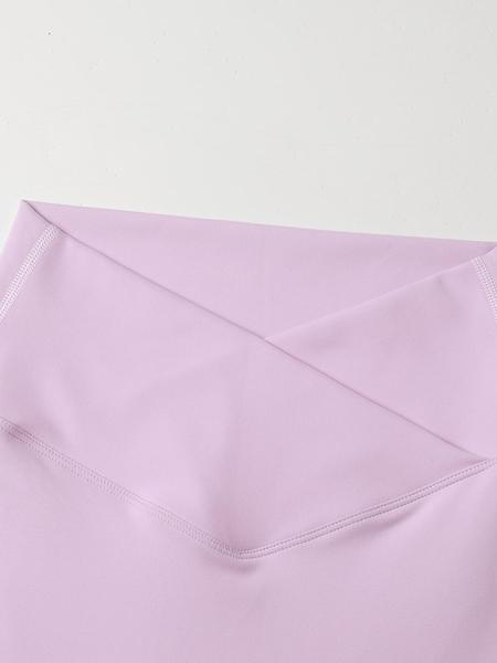 Women's Solid High Waist Sports Shorts, High Stretch Seamless Yoga Shorts, Active Shorts, Ladies Sportswear for Indoor Outdoor Wear, Gym Workout Shorts