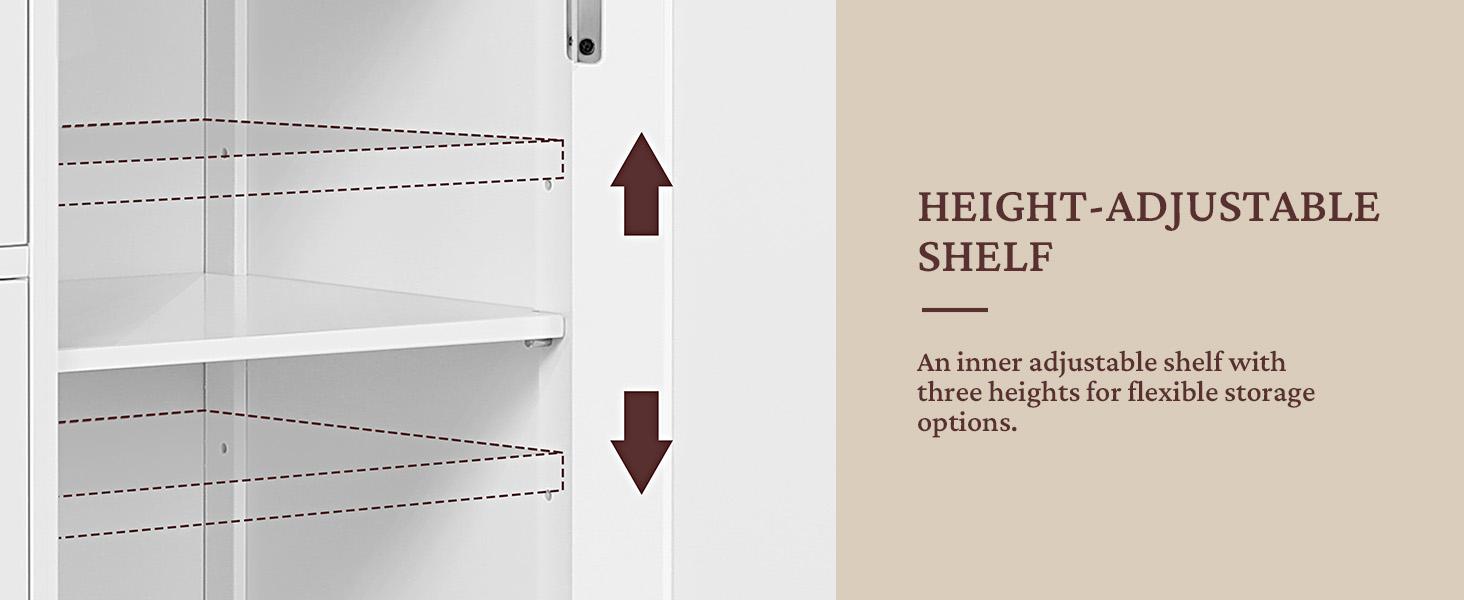 Wooden Floor Cabinet, Side Storage Organizer with 4 Drawers and 1 Cupboard, Freestanding Entryway Storage Unit Console Table, Bathroom Furniture Home Decor, White