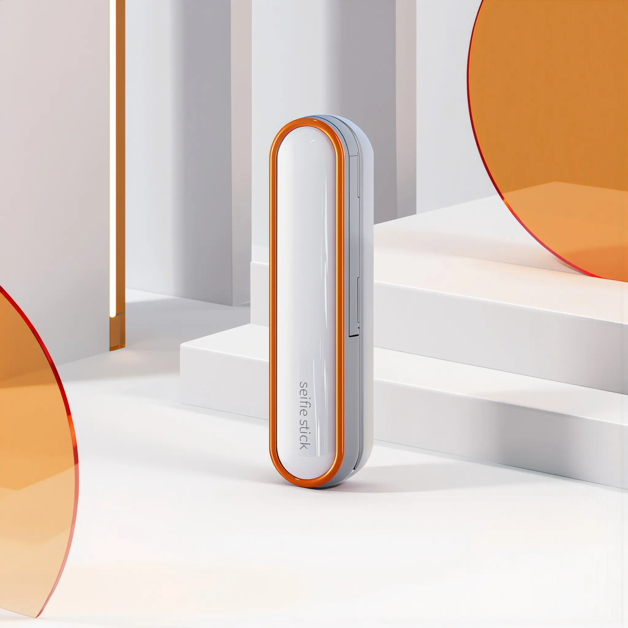 Lipstick-Sized Mini Selfie Stick, Ultra-Light Invisible Bluetooth-compatible 5.3, Extendable Anti-Shake Phone Holder for iOS & Android