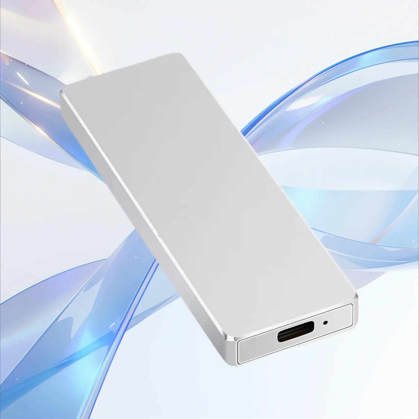 M.2 Portable Solid State Storage Drive Mini External PSSD Flash Drive Storage Expansion 1TB 2TB Capacity