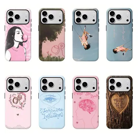 IYKYK Sad Girl Era Designer Cellphone Case - Y2K Girly Pop Aesthetic, Coquette Feminine Energy, Shockproof Bumper, Slim Lexan Polycarbonate Durable Smartphone Protection for iPhone 11-17 Pro Max, Samsung, Accessories for Women, Teen Girls Gifts