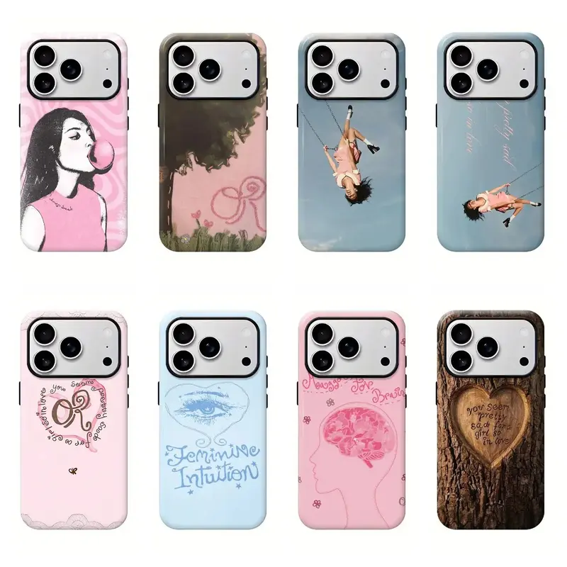 IYKYK Sad Girl Era Designer Cellphone Case - Y2K Girly Pop Aesthetic, Coquette Feminine Energy, Shockproof Bumper, Slim Lexan Polycarbonate Durable Smartphone Protection for iPhone 11-17 Pro Max, Samsung, Accessories for Women, Teen Girls Gifts