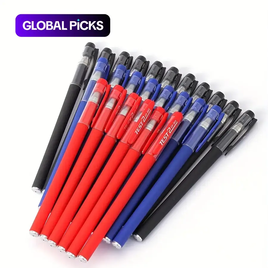 10pcs Premium Ink Ballpoint Pen Set, Smooth Writing Business Signature Pens, Ideal Office Supplies for Office & Exam Use, Durable Design
