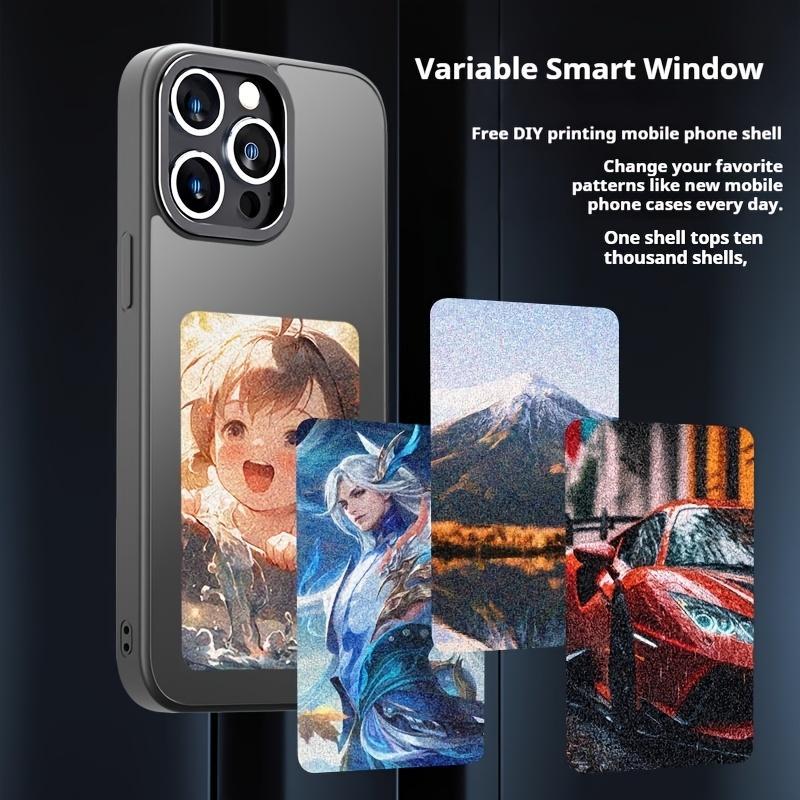 NFC Ink Screen Phone Case, Change Photos Anytime, APP DIY Display, Personalized, Ai Generated Photos, Four Color Screen, Fun Gift, iPhone Series, Accessories