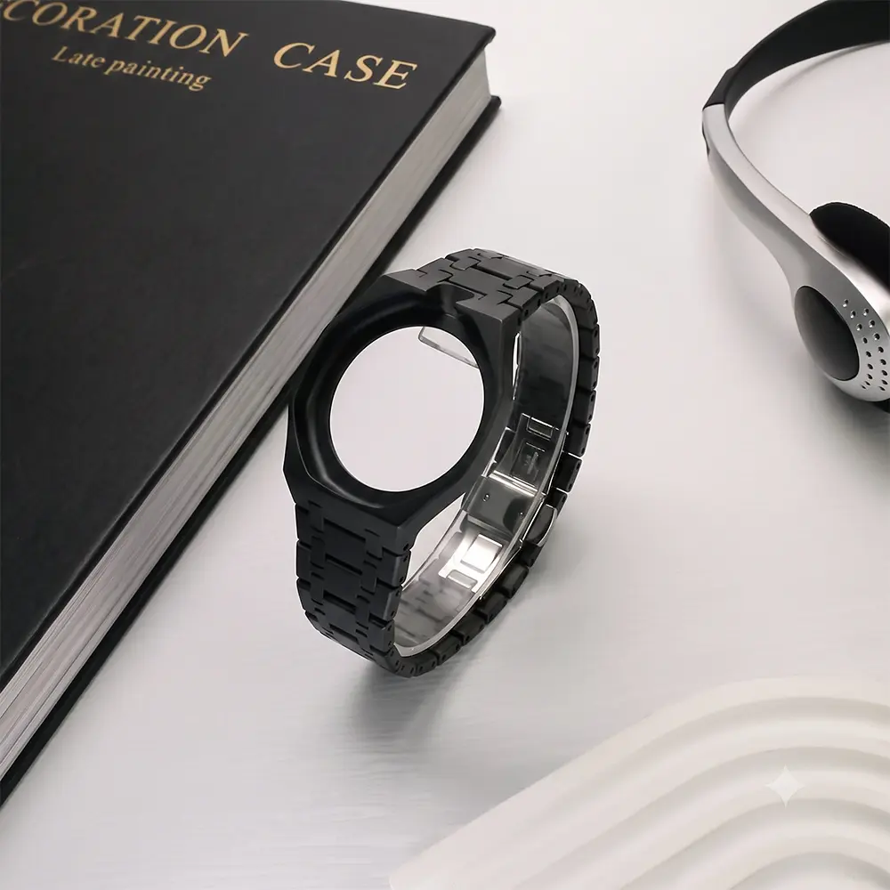 Luxury Ceramic for Swatch X AP Royal POP Lepine Men Ceramic Watch Case + Strap Pocket Changer To Wristwatch Modification Kit for Swatch * Ap Royal Oak 2026 Lepine Wearable