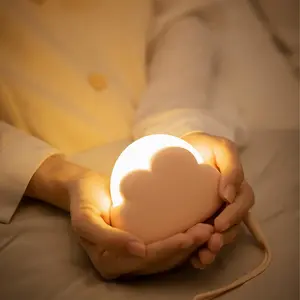 💡✨ Cloud Baby Night Light – USB Rechargeable, Warm Glow for Feeding & Sleep, Creative LED Lamp for Kids’ Bedroom & Toddler Room