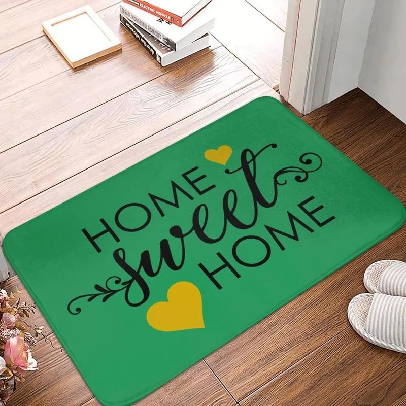 Welcome Home Please Remove Your Shoes Pattern Entrance Floor Mat Bathroom Absorbent Foot Door Mat Decoration Anti Slip Doormat
