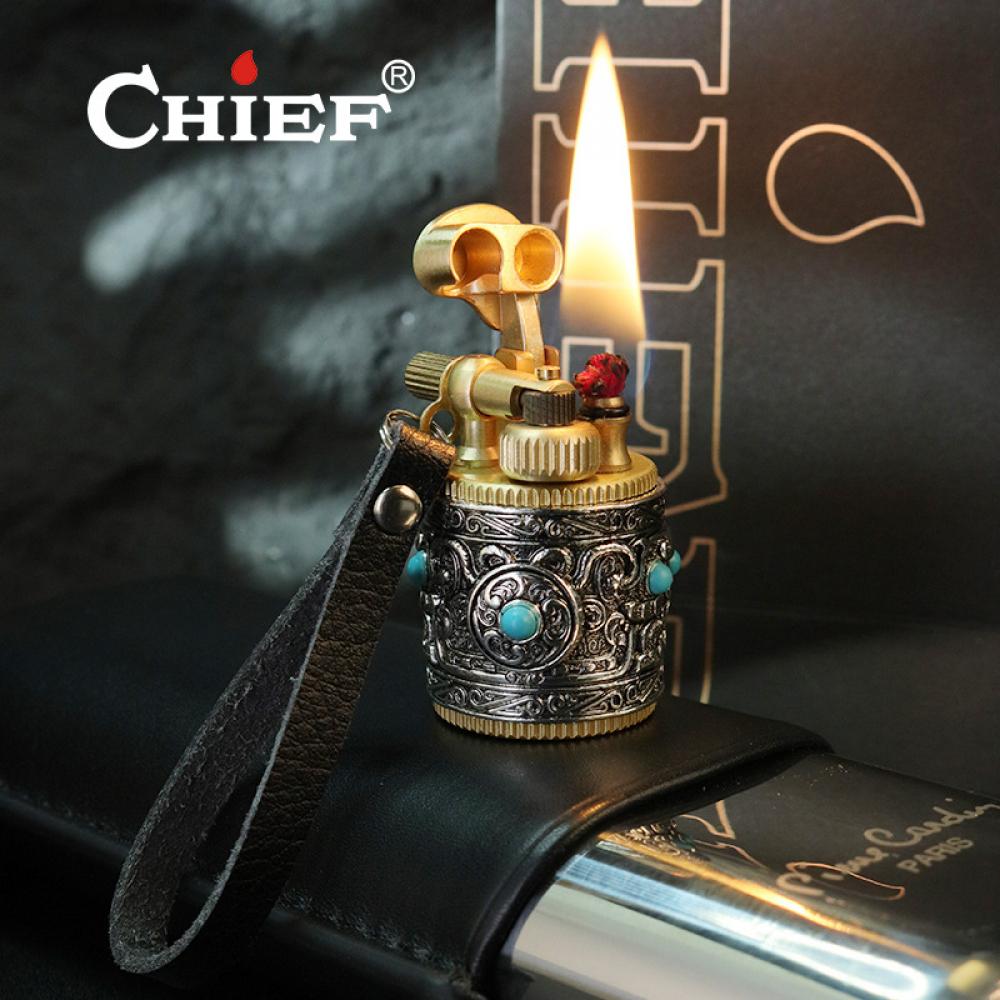 Retro Flint Wheel Lighter Silver Armor Decoration Fat Boy Shape Brass Material Novelty Unique Lighter For Men gift(Without Fuel)