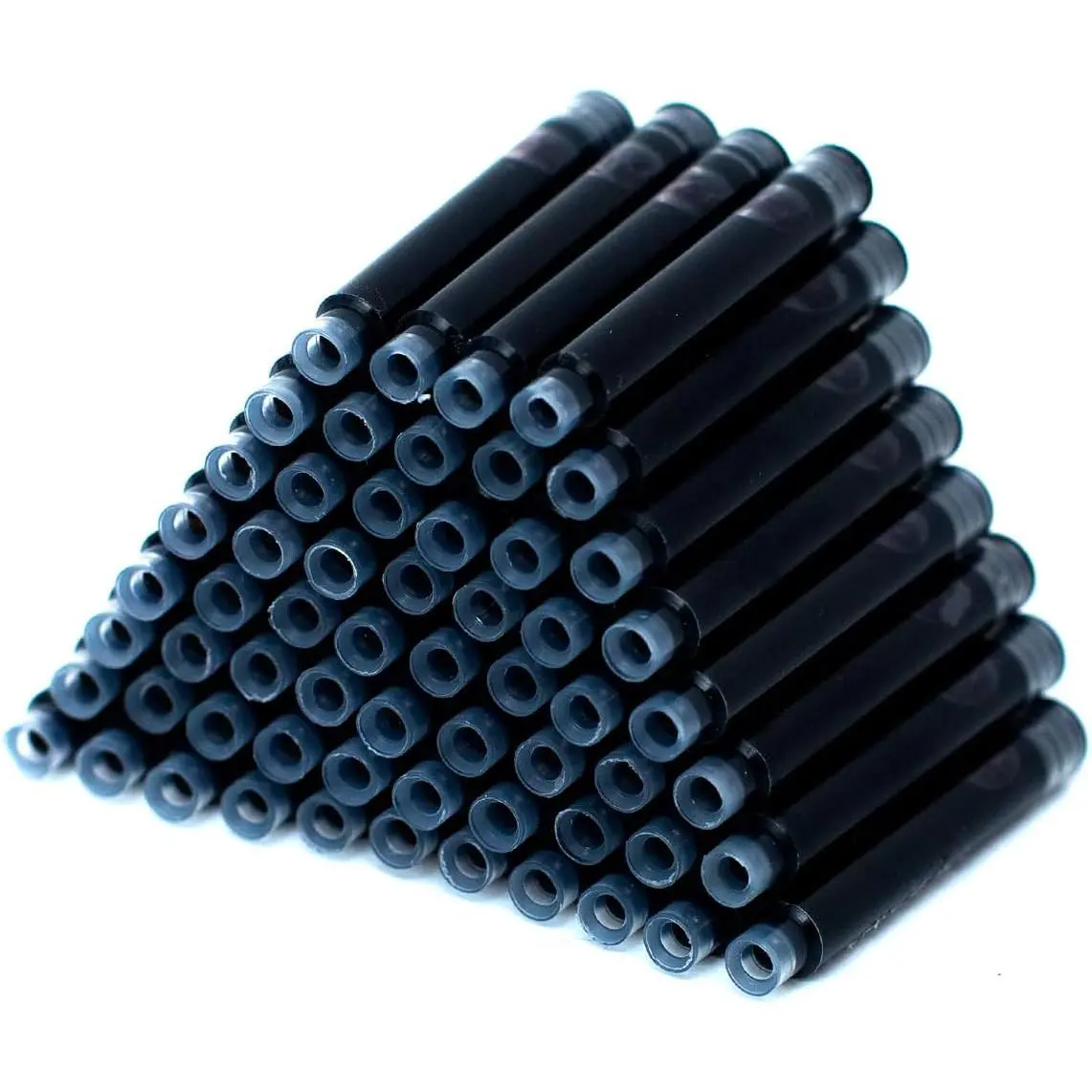 60 Count  Fountain Pen Ink Refill Cartridges | Ink  | 3.4mm bore Diameter | Black Ink
