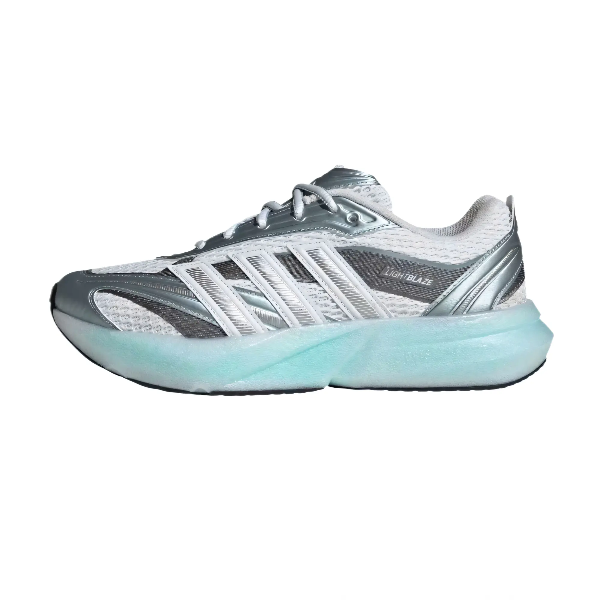 adidas Wmns Lightblaze 'Glow Cloud White Iron Metallic Magic Grey Metallic' JP6327