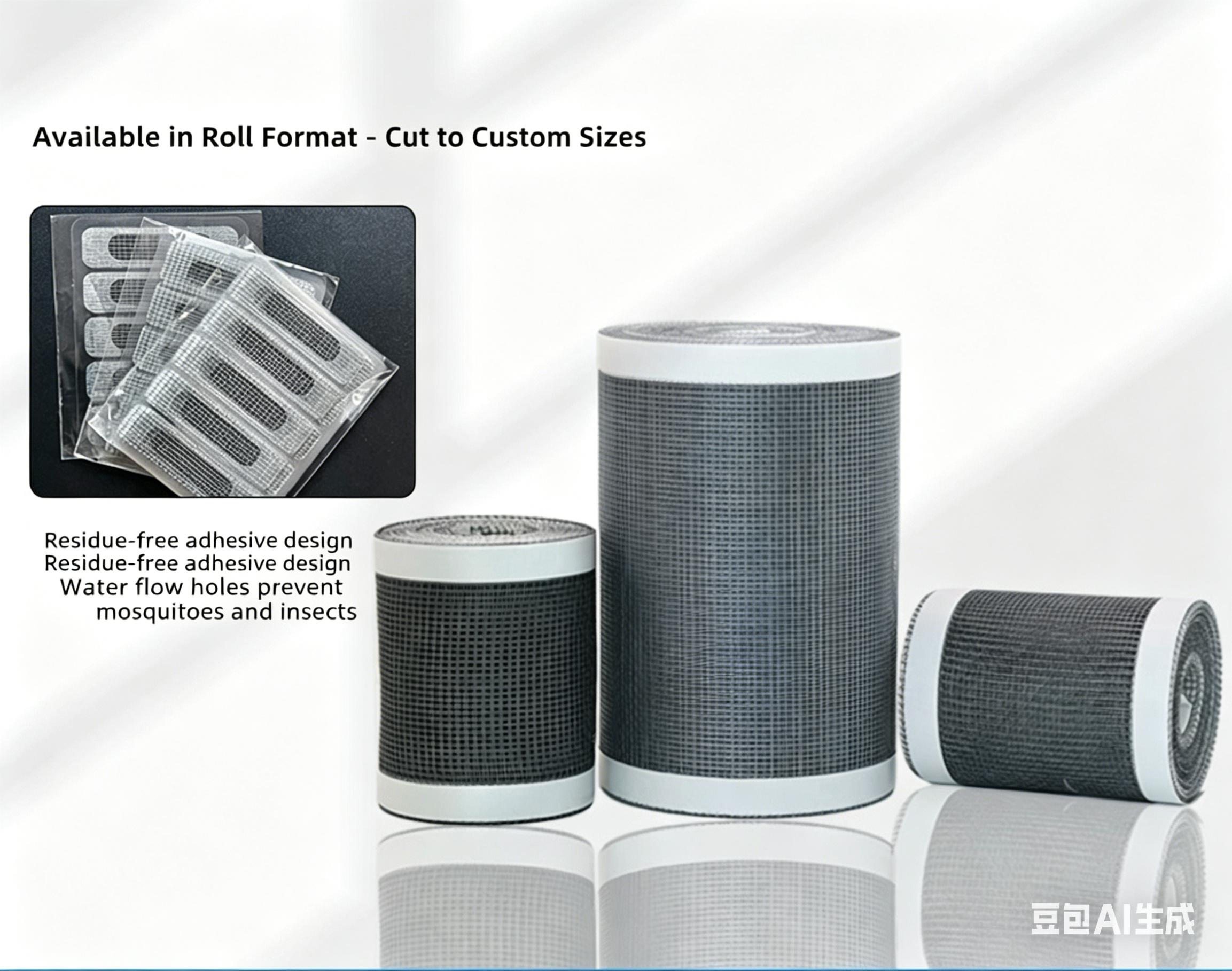 Screen window repair patches, drainage hole anti-mosquito stickers, disposable drain filters to prevent hair clogs