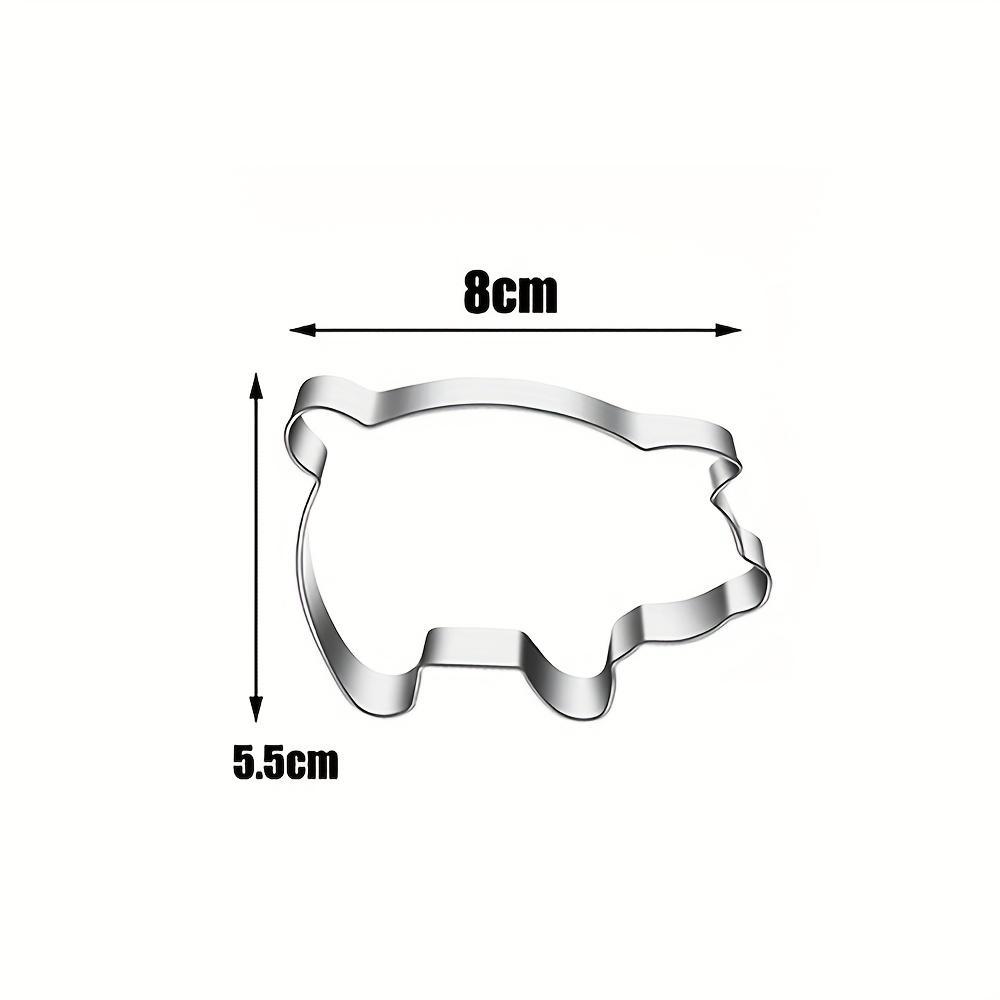 Stainless Steel Cookie Cutter in The Shape of a Pig