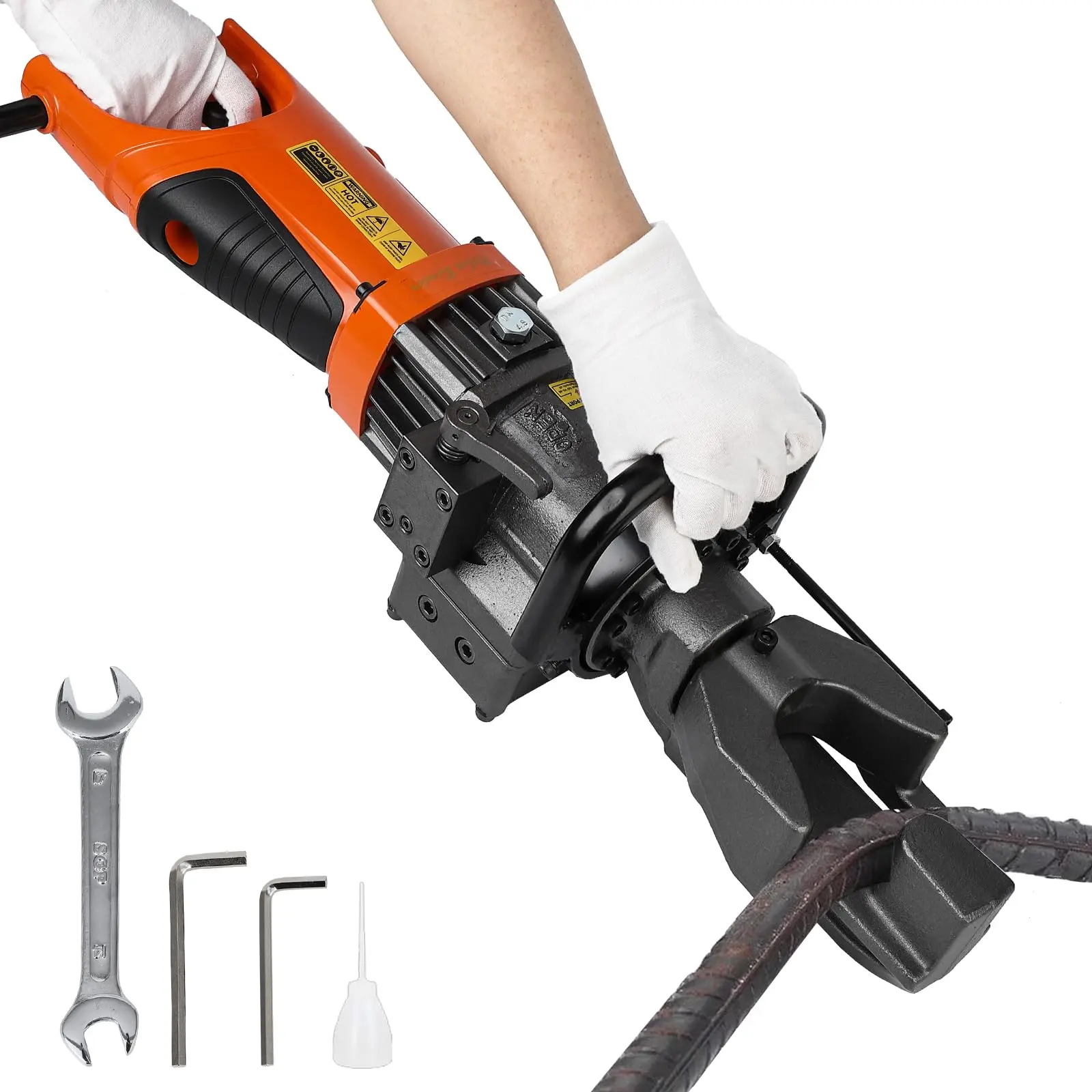 GARVEEElectric Hydraulic Rebar Benders with Power Options of 900W, 1200W, and 1500W, Capable of Bending Rebar Sizes from 5/8 Inch (16mm) up to 1 Inch (25mm) for Efficient Construction Use