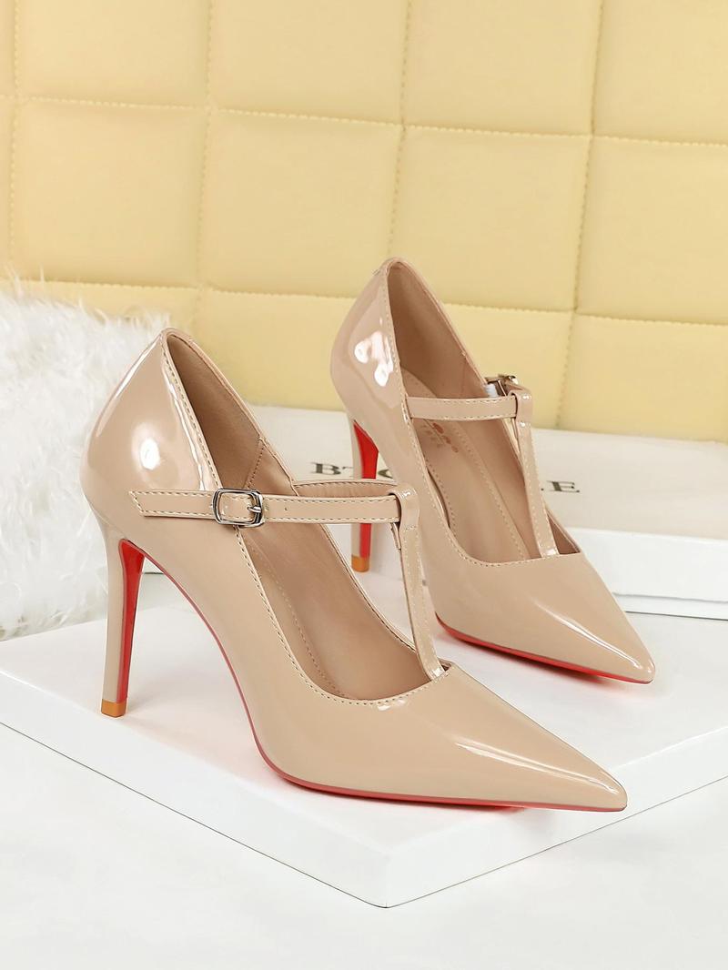 Women's Fashionable Solid Color Stiletto Heels, Elegant Pointed Toe High Heels for Party, Daily Clothing Decor for Women & Girls, Stiletto Heeled Pumps, Walking Shoes